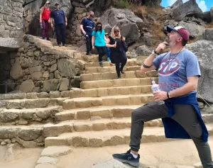 Senderistas en el Camino Inca hacia Machu Picchu